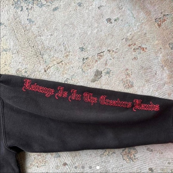 Authentic *RARE* Vintage Revenge Anarchy Hoodie - Picture 3 of 4